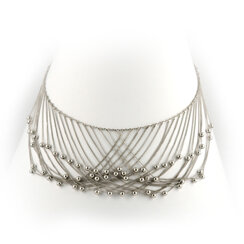 RISTAFALLET - silverhalsband
