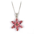 QUEEN PINK - silverhalsband