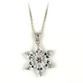 QUEEN WHITE - silverhalsband
