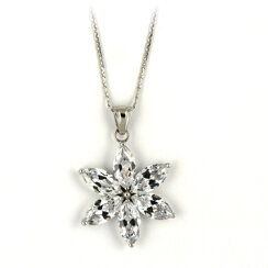 QUEEN WHITE - silverhalsband