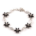 QUEEN BLACK - silverarmband