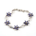 QUEEN TANZANITE - silverarmband