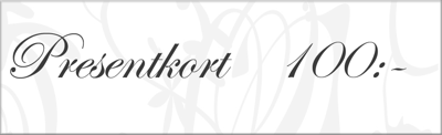 Presentkort - Presentkort 100